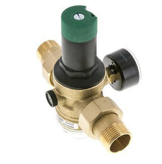 Filter Pressure Reducer Brass R1'' 97 l/min 1.5-6 bar/22-87psi Drinking Water
