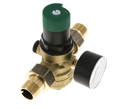 Filter Pressure Reducer Brass R3/4'' 52 l/min 1.5-6 bar/22-87psi Drinking Water