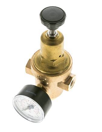 Water Pressure Reducer Bronze G1/4'' 8.3 l/min 1.5-8 bar/22-116psi