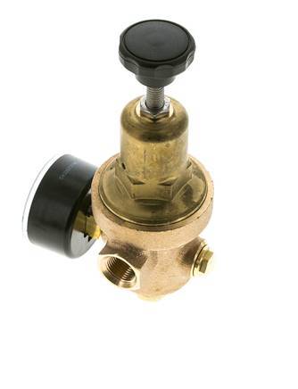Water Pressure Reducer Bronze G3/8'' 10 l/min 1.5-8 bar/22-116psi