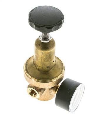 Water Pressure Reducer Bronze G1/4'' 8.3 l/min 0.2-2 bar/3-29psi