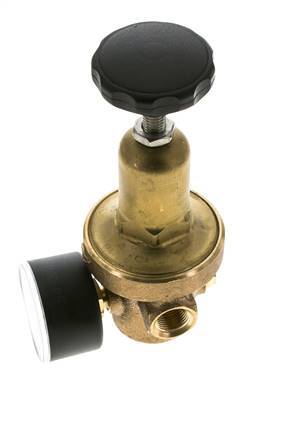 Water Pressure Reducer Bronze G3/8'' 10 l/min 0.2-2 bar/3-29psi
