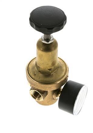 Water Pressure Reducer Bronze G3/8'' 10 l/min 0.2-2 bar/3-29psi