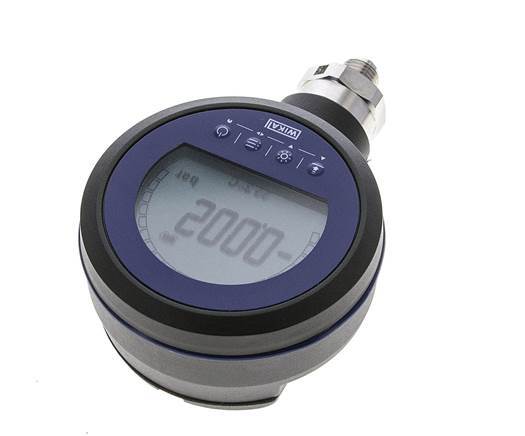 WIKA Digital Pressure Gauge 0..2.5 bar (0..36 psi) G 1/2'' Class 0.5