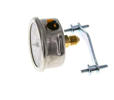 G1/4 Rear Connection Glycerine Pressure Gauge 0 to 10 bar 63mm WIKA