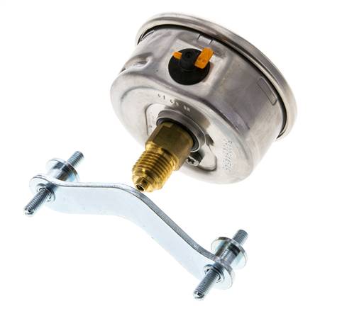 G1/4 Rear Connection Glycerine Pressure Gauge 0 to 1 bar 63mm WIKA