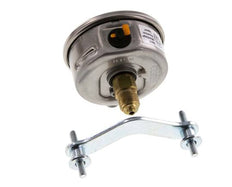 G1/4 Rear Connection Glycerine Pressure Gauge -1 to 0 bar 63mm WIKA