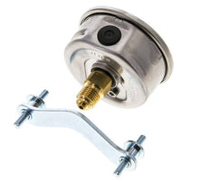 G1/4 Rear Connection Glycerine Pressure Gauge 0 to 40 bar 63mm WIKA