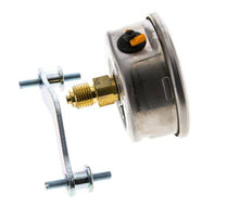 G1/4 Rear Connection Glycerine Pressure Gauge 0 to 4 bar 63mm WIKA