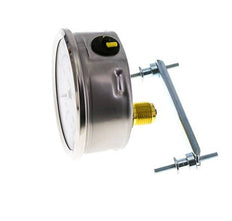 G1/2 Rear Connection Glycerine Pressure Gauge 0 to 600 bar 100mm WIKA