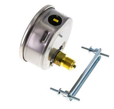 G1/2 Rear Connection Glycerine Pressure Gauge 0 to 600 bar 100mm WIKA