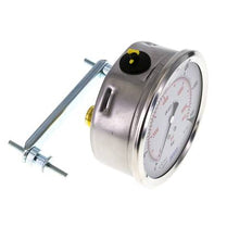 G1/2 Rear Connection Glycerine Pressure Gauge 0 to 600 bar 100mm WIKA