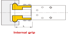 D16 mm 2-Jaw Parallel Double Acting Pneumatic Gripper Flat Jaws