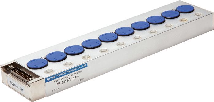 8x Multipole-Connector YPC SF4000 Valves 24VDC