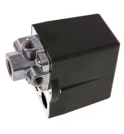 6 to 16bar Compressor Pressure Switch 1xG1/2'' 3xG1/4'' 400VAC | MDR-3-16-K