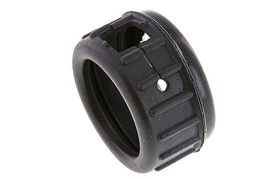 63 mm Black Safety Cap for Pressure Gauge [2 Pieces]