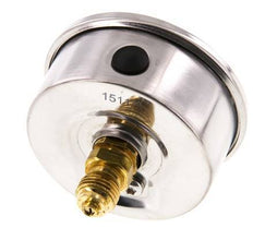 0..100 Bar (0..1450 psi) Glycerin Pressure Gauge Rear Stainless steel/Brass 63 mm Class 1.6