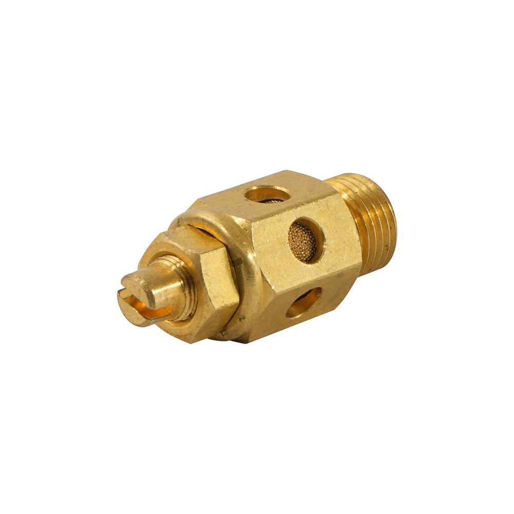 G1/8" Brass Throttle Valve with Silencer [2 Pieces]