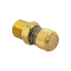 R3/8" Brass Throttle Valve with Silencer Compact