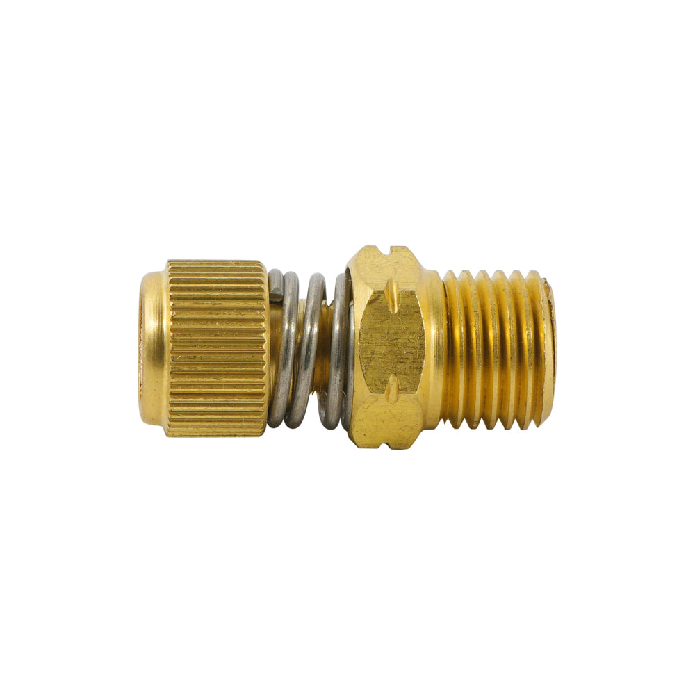 R1/8" Brass Throttle Valve with Silencer Compact