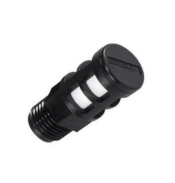 R1/4'' Plastic Silencer Black Compact [5 Pieces]
