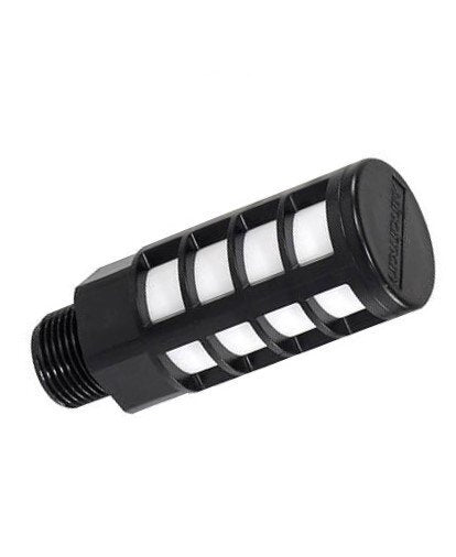 R1/4'' Plastic Silencer Black [2 Pieces]