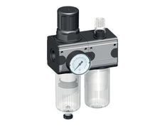 FRL 2-Part G1/2'' 5800 l/min 0.1-3.0bar/1-44psi Semi-Auto Cylinder Lock Metal Multifix 2