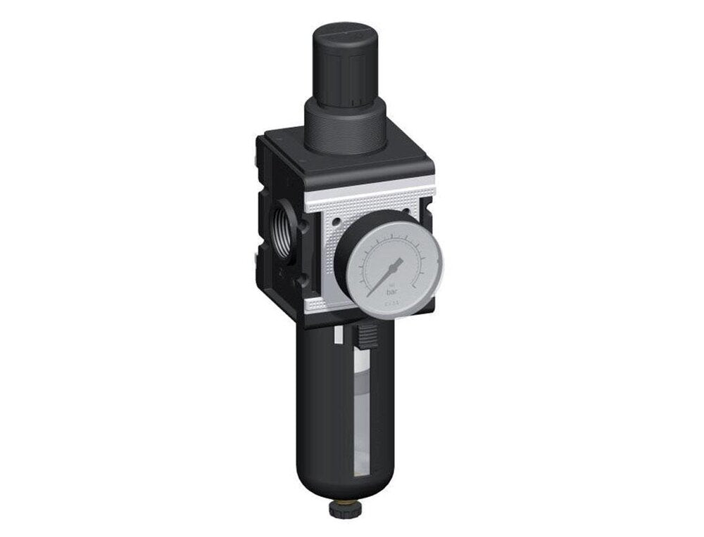 Filter-Regulator G3/4'' 12000 l/min 0.5-10.0bar/7-145psi Auto Polycarbonate Multifix 4