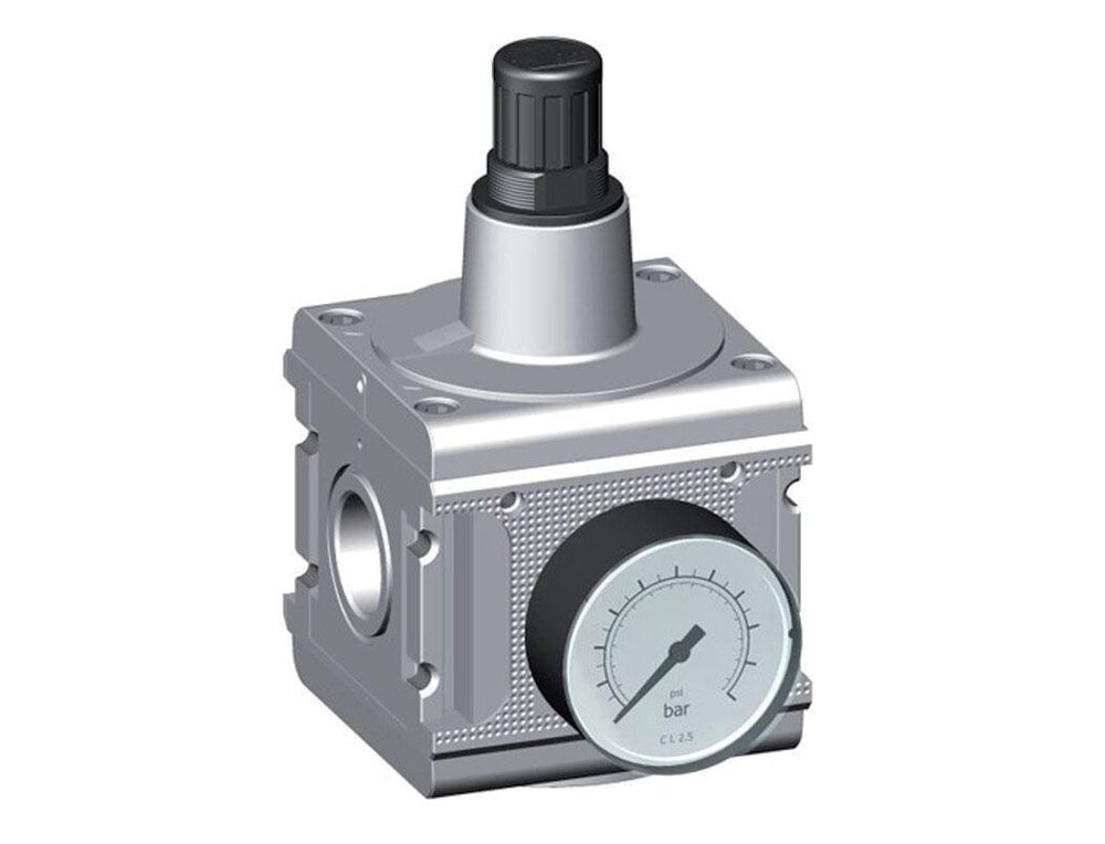 Pressure Regulator G1'' 17500 l/min 0.2-6.0bar/3-87psi Aluminium Multifix 5