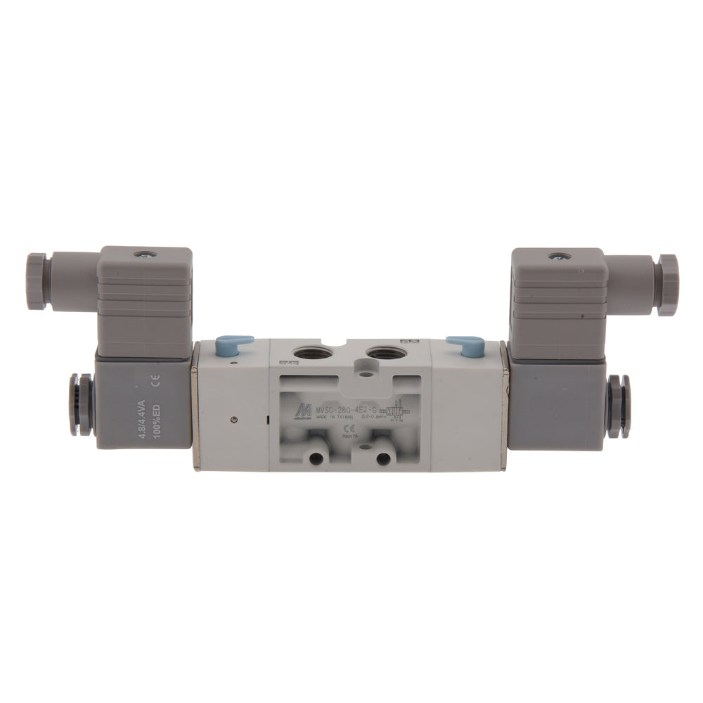 G1/4'' 24V DC 5/2-Way Bi-stable Solenoid Valve 2-8bar MVSC