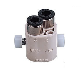 4mm Air switch 3/2-Way Mechanical Valve | Tameson.com