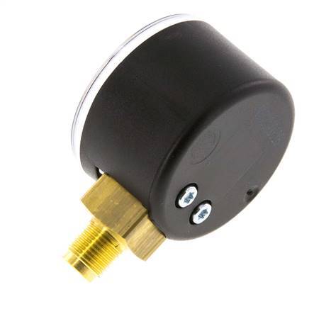 -1..0 Bar (-15..0 psi) Pressure Gauge Below Plastic/Brass 40 mm Class 2.5