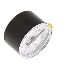 -1..0 Bar (-15..0 psi) Pressure Gauge Below Plastic/Brass 40 mm Class 2.5