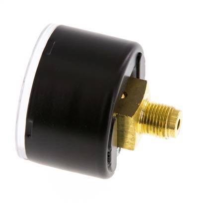 -1..0 Bar (-15..0 psi) Pressure Gauge Rear Steel/Brass 40 mm Class 1.6