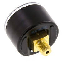 -1..0 Bar (-15..0 psi) Pressure Gauge Rear Steel/Brass 40 mm Class 1.6