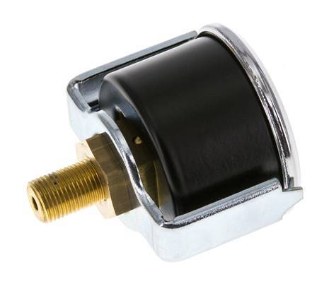 -1..0 Bar (-15..0 psi) Panel Mount Pressure Gauge Steel/Brass 40 mm Class 2.5 (Bracket)