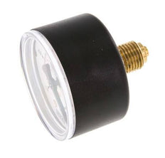 -1..0 Bar (-15..0 psi) Pressure Gauge Rear Plastic/Brass 50 mm Class 2.5