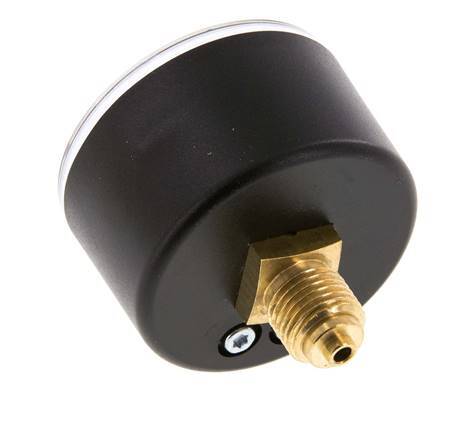 -1..0 Bar (-15..0 psi) Pressure Gauge Rear Plastic/Brass 50 mm Class 2.5