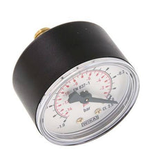 -1..0 Bar (-15..0 psi) Pressure Gauge Rear Plastic/Brass 50 mm Class 2.5