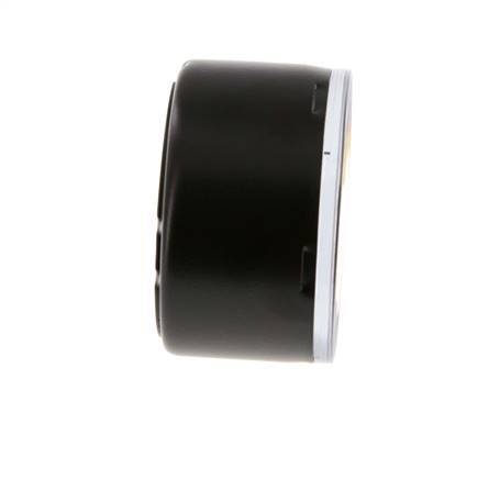 -1..0 Bar (-15..0 psi) Pressure Gauge Below Steel/Brass 50 mm Class 1.6