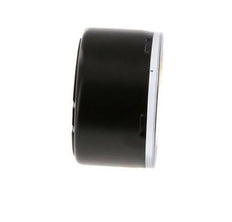 -1..0 Bar (-15..0 psi) Pressure Gauge Below Steel/Brass 50 mm Class 1.6