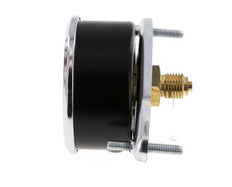 -1..0 Bar (-15..0 psi) Panel Mount Pressure Gauge Steel/Brass 63 mm Class 2.5 (Bracket)