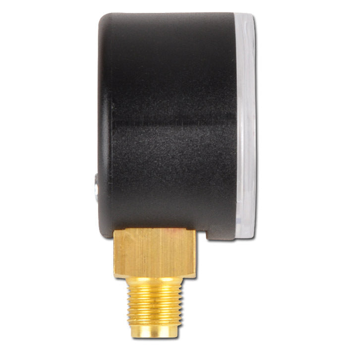 0..2.5 Bar (0..36 psi) Pressure Gauge Below Steel/Brass 63 mm Class 1.6