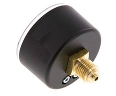 0..0.6 Bar (0..9 psi) Pressure Gauge Rear Plastic/Brass 50 mm Class 2.5