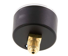 0..0.6 Bar (0..9 psi) Pressure Gauge Rear Plastic/Brass 50 mm Class 2.5
