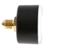 0..0.6 Bar (0..9 psi) Pressure Gauge Rear Plastic/Brass 50 mm Class 2.5
