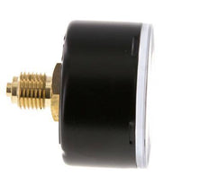 0..0.6 Bar (0..9 psi) Pressure Gauge Rear Steel/Brass 50 mm Class 1.6
