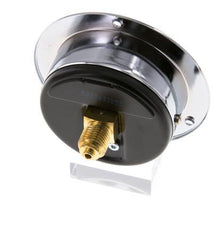 0..0.6 Bar (0..9 psi) Panel Mount Pressure Gauge Steel/Brass 63 mm Class 2.5 (Front Panel)