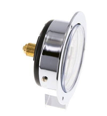 0..0.6 Bar (0..9 psi) Panel Mount Pressure Gauge Steel/Brass 63 mm Class 2.5 (Front Panel)