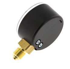 0..100 Bar (0..1450 psi) Pressure Gauge Below Plastic/Brass 50 mm Class 2.5